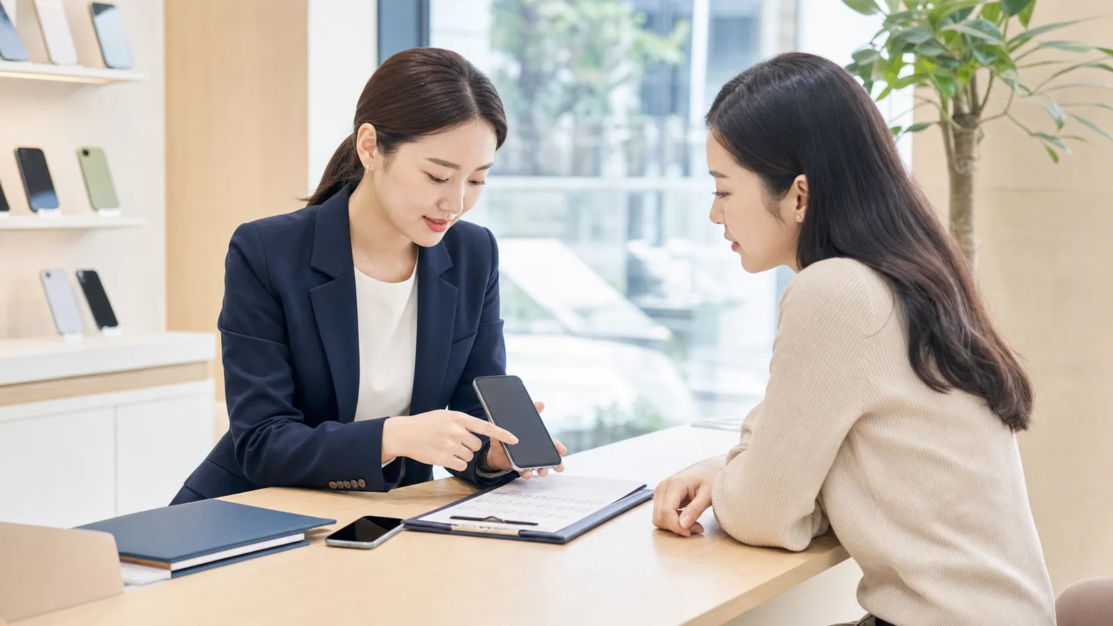 성남 폰테크 대면 상담 안내